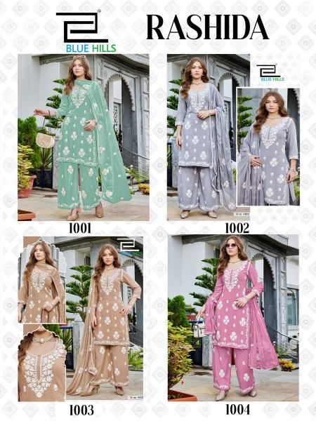 Blue hills rashida designer kurti catalog wholesale